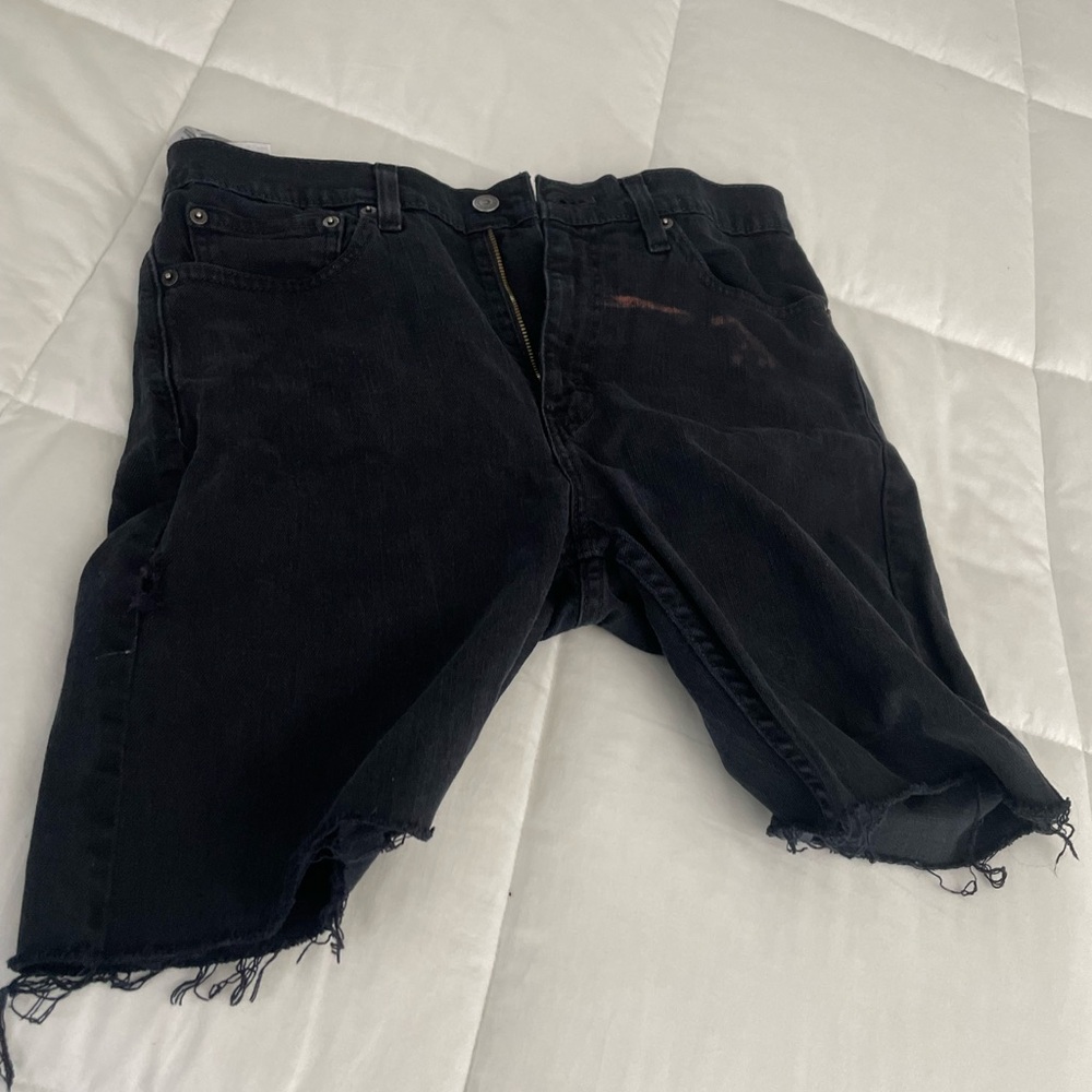 Levi's Men's Classic Black Denim Shorts